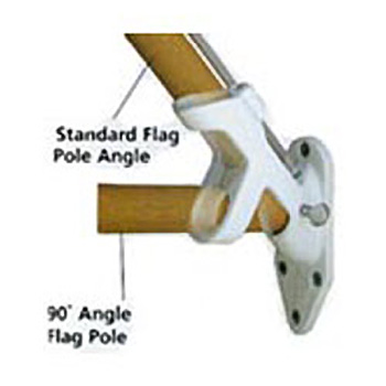 1 2-Way Decorative Flag Metal Bracket