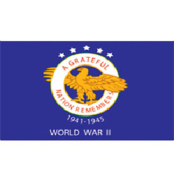 Outdoor World War II Commemorative Flag