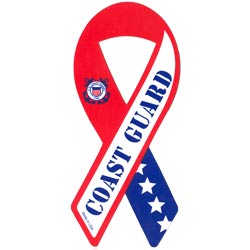 Coast Guard Ribbon Magnet