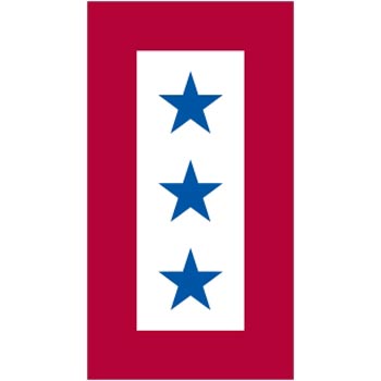 Three Star Service Magnet
