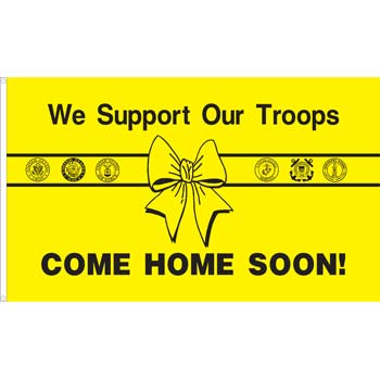We Support Our Troops Flags