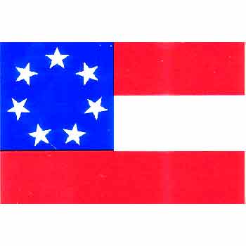 1st Confederate Flag Decal