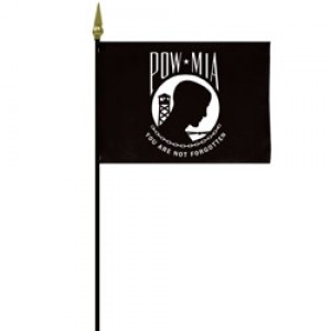 Pow / Mia 4 x 6 Hand Held Flags
