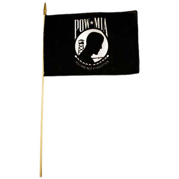 Pow / Mia 12 x 18 Hand Held Flags