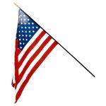 U.S. Rayon Mini Flags On Staff 12 x 18