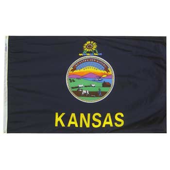 Kansas Flag - No Fringe