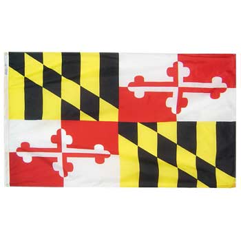 Maryland Flag - No Fringe