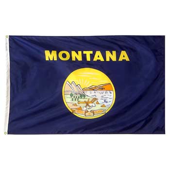 Montana Flag - No Fringe