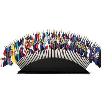 All 50 States 4 x 6 Mini Flag Set