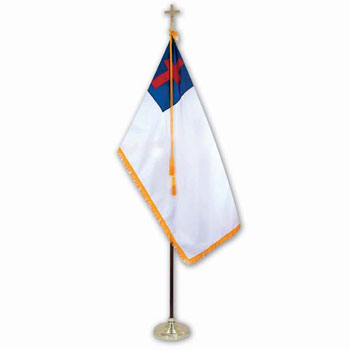 Christian Indoor Flag Set