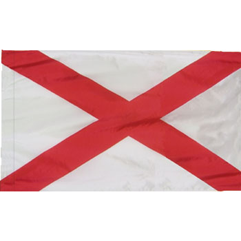 Alabama Flag - No Fringe