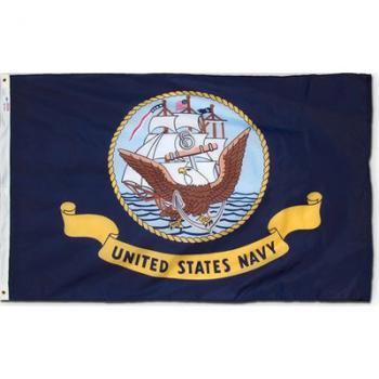 Outdoor Nylon Navy Flag