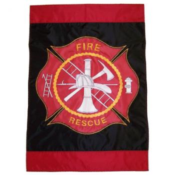 Fireman's Decorative Flag