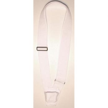 Single White Web Carrying Belt