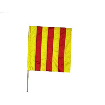 Oil on Track Flag
