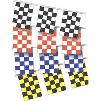 Square Checker Pennant Strings