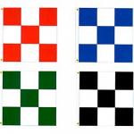 2' x 2' Nylon Checker Flags