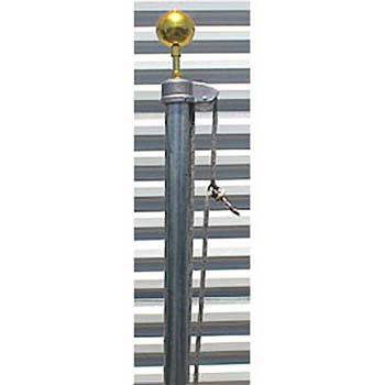 Galvanized Nevada Flagpole 1 7/8 x 19'