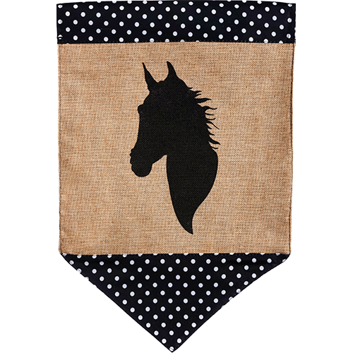 EventFlags - Flags, Banners and Custom Printed BladesBurlap Horse