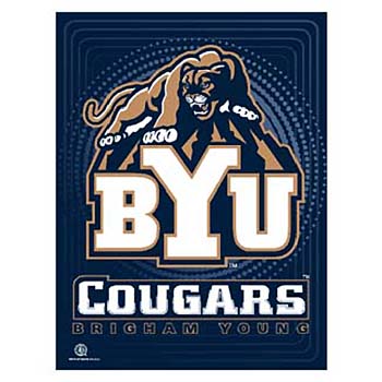 BYU Cougars Vertical Banner