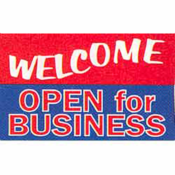 Open for Business banner