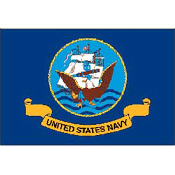 Navy Motorcycle Flag