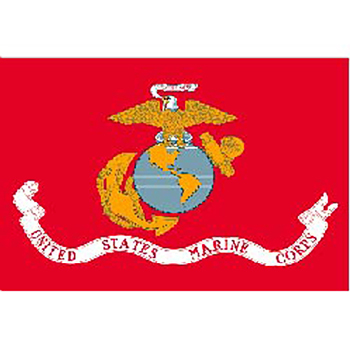 Marine Corps Motorcycle Flag