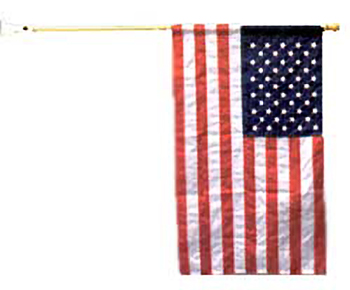 2.5' x 4' U.S. Banner Pole Flag