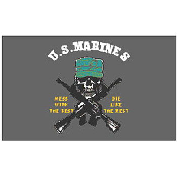 Marine Skull Flag