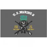 Marine Skull Flag