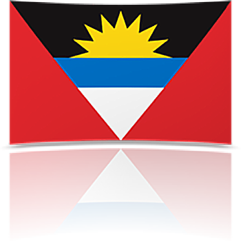 Antigua &amp; Barbuda 4 x 6 Mini Flag