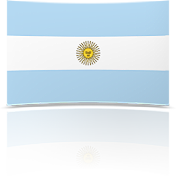 Argentina 4 x 6 Mini Flag