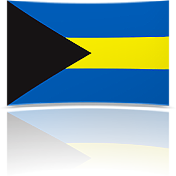 Bahamas 4 x 6 Mini Flag