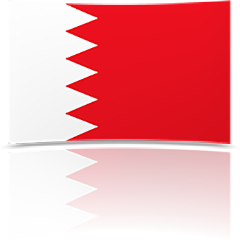 Bahrain 4 x 6 Mini Flag