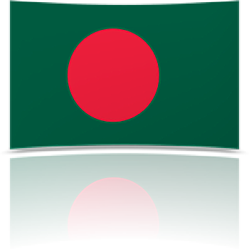Bangladesh 4 x 6 Mini Flag