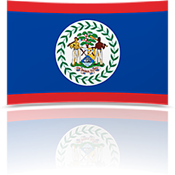 Belize 4 x 6 Mini Flag