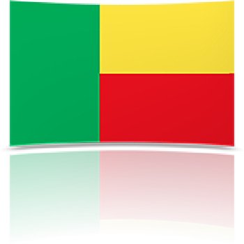 Benin 4 x 6 Mini Flag