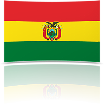 Bolivia 4 x 6 Mini Flag