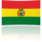 Bolivia 4 x 6 Mini Flag