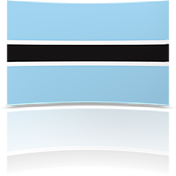 Botswana 4 x 6 Mini Flag