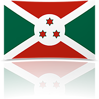 Burundi 4 x 6 Mini Flag