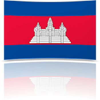 Cambodia 4 x 6 Mini Flag