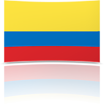 Colombia 8 x 12 Mini Flag