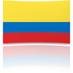 Colombia 8 x 12 Mini Flag