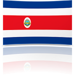 Costa Rica 8 x 12 Mini Flag