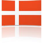Denmark 8 x 12 Mini Flag