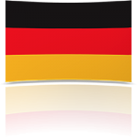 Germany 8 x 12 Mini Flag