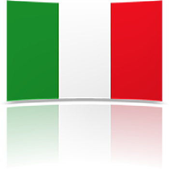 Italy 8 x 12 Mini Flag