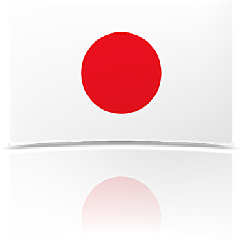 Japan 8 x 12 Mini Flag