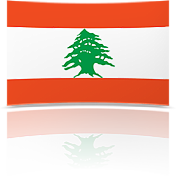 Lebanon 4 x 6 Mini Flag